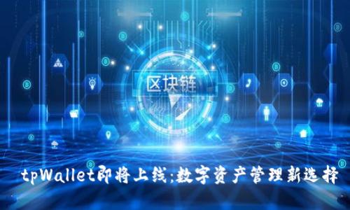  tpWallet即将上线：数字资产管理新选择